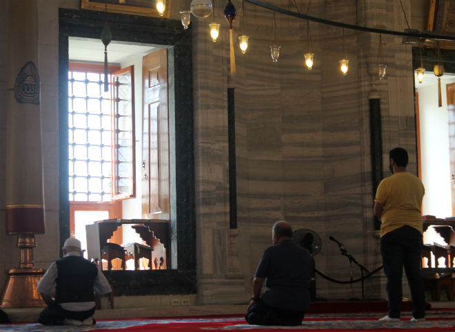 Interior de la mezquita de Sehzade
