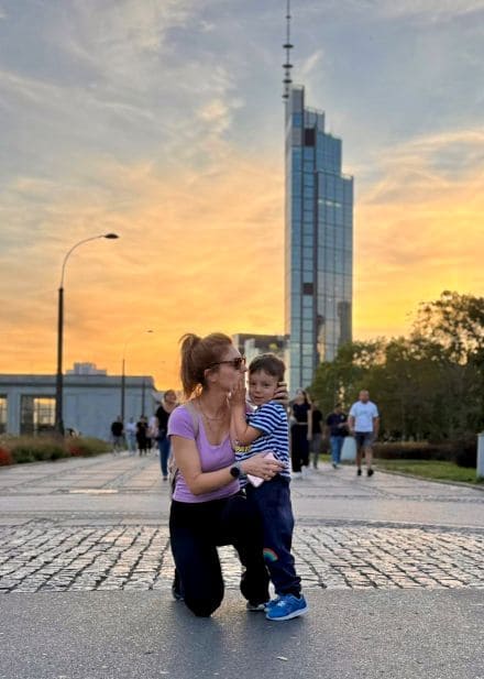 zona moderna - atardecer